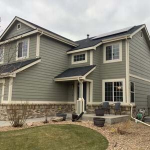 Exterior painters painting local house