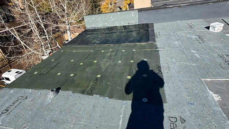 Homestake4 - Custom Exteriors, LLC Roof replacement mid project