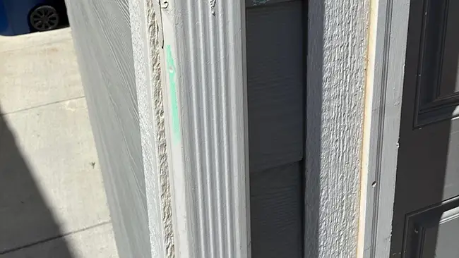 Hail damage to gutter - Custom Exteriors, LLC Hail Damage to Gutters